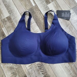 New Knix Midnight Blue Adjustable Pullover Bra Size XXXL+